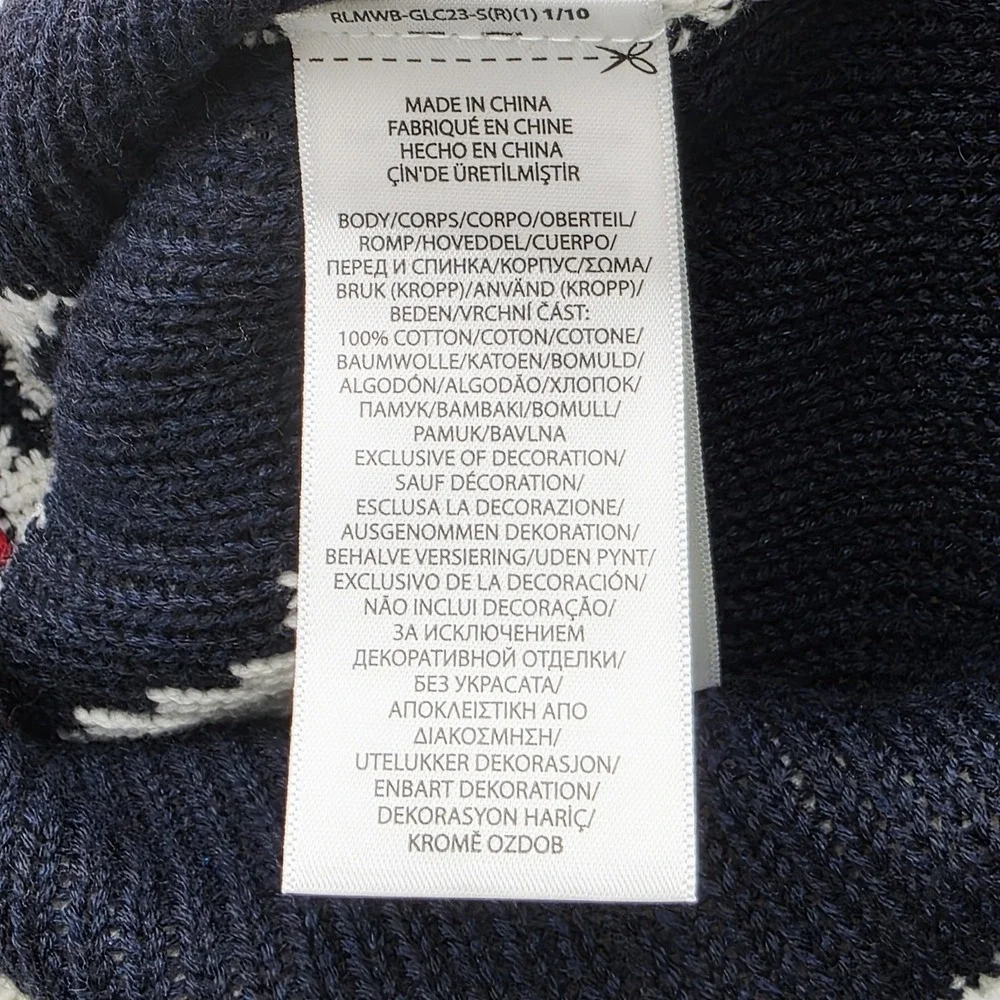 Polo Ralph Lauren Ski Knit Holiday Sweater Big & Tall Men's Medium Tall NWT $248